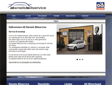Tablet Screenshot of danielsbilservice.com